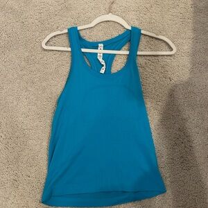 Lululemon Women's Blue Racerback Tank Top